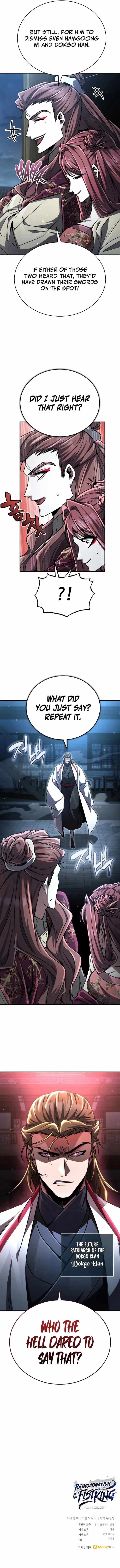 Reincarnation of the Fist King Manhwa Chapter 25